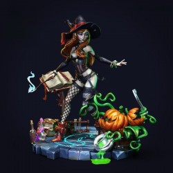 Hazel Pin Up Witch