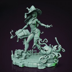 Hazel Pin Up Witch