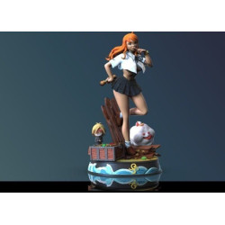 Nami and mini Sanji