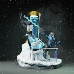 Mr. Freeze vs Batman Diorama