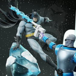 Mr. Freeze vs Batman Diorama