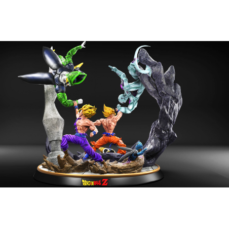 Goku vs Freezer & Gohan vs Cell Diorama