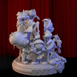 Looney Toons Diorama