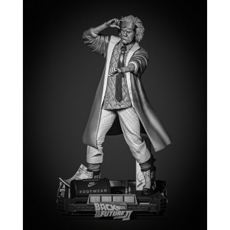 Back To The Future - Dr Emmett Brown Sculpture