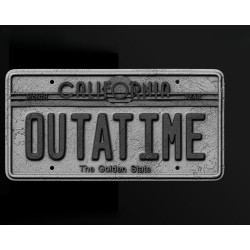 Back To The Future - License Plate With Logo