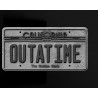 Back To The Future - License Plate With Logo