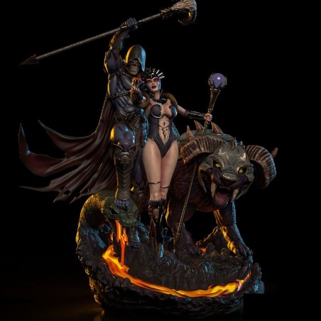 Skeletor Evil lyn & Panthor - Diorama