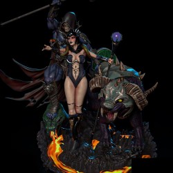 Skeletor Evil lyn & Panthor - Diorama