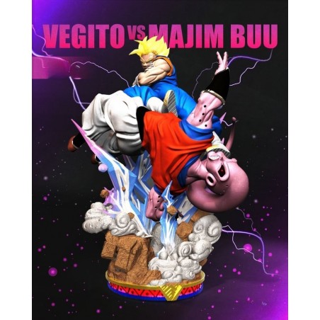 Vegito vs Majin Boo