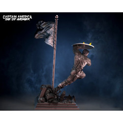 Captain America Sculpture