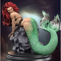 Little Creepy Mermaid Ariel Pinup