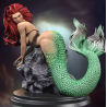 Little Creepy Mermaid Ariel Pinup