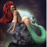 Little Creepy Mermaid Ariel Pinup