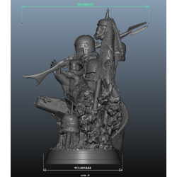 Mandalorian Diorama