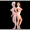 Elsa and Anna from frozen naked love of sisters