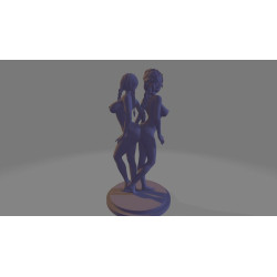 Elsa and Anna from frozen naked love of sisters