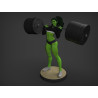 She Hulk Weight Lifting