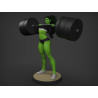 She Hulk Weight Lifting