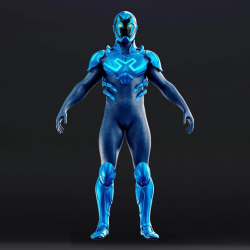 Blue Beatle Armor Blue...