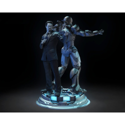 Diorama Iron Man & Tony Stark