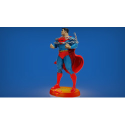 Superman Breaking Chains