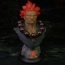 Street Fighter - GoukiAkuma Bust