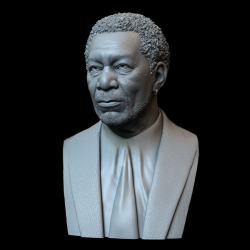 Morgan Freeman Bust