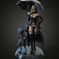 Cynthia & Lucario