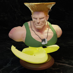Street Fighter - Guile Bust