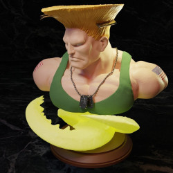 Street Fighter - Guile Bust