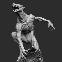 Hogwart Werewolf Lupin Sculpture