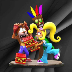 Crash & Coco diorama