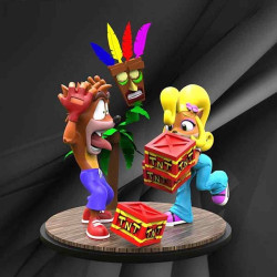 Crash & Coco diorama